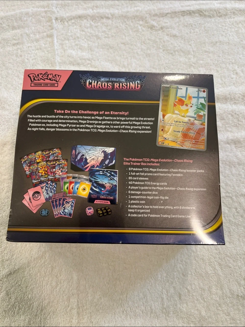 Pokemon Chaos Rising Elite Trainer Box - Blue, Pink, Purple